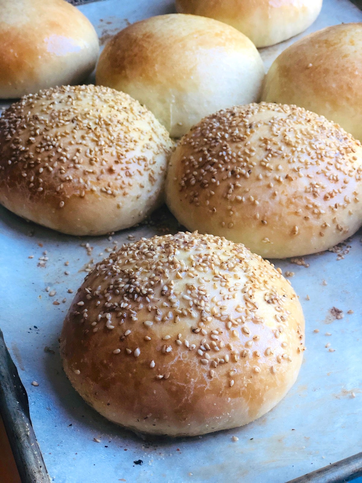 Burger buns with a beautiful backstory King Arthur Baking
